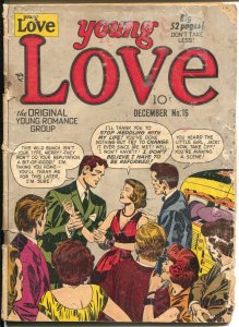 Young Love #16  1950-Crestwood-Simon & Kirby-Juke Box-P/FR