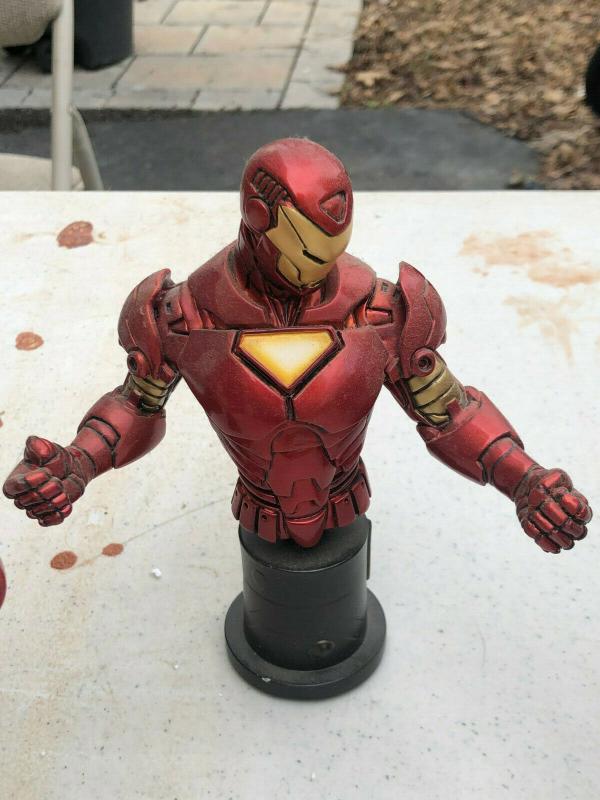 Iron Man 3 pack Silver Centurion Modern Retro Marvel Bowen Mini Bust 2235/2500