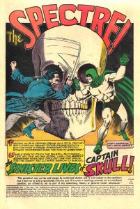 Silver Age THE SPECTRE! #1 (Nov 1967) 8.5 VF+ ★ Gardner Fox!  Murphy Anderson!