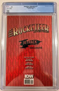 ROCKETEER ADVENTURES #1 CGC 9.8 CLASSIC DAVE STEVENS BETTIE PAGE COVER 2011 IDW