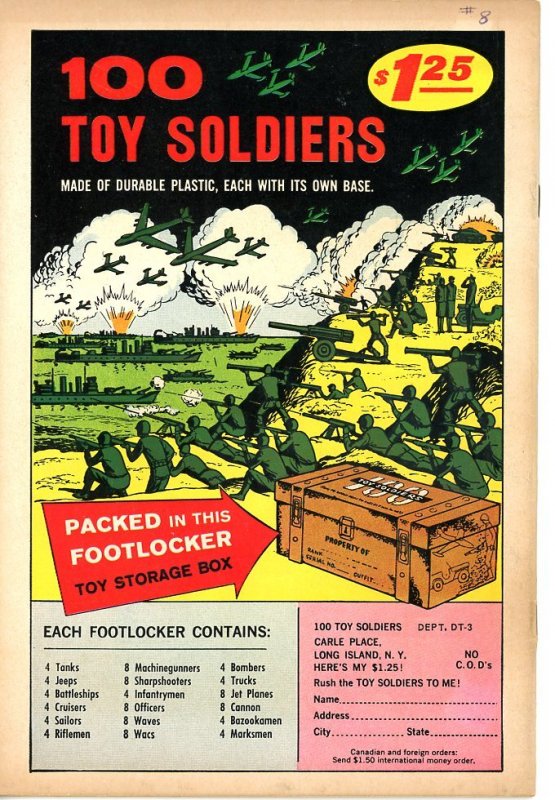 Space Man 8  VG  1964