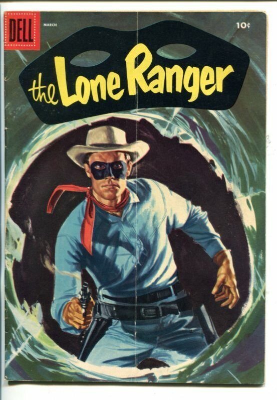 THE LONE RANGER #93-1956-DELL-TONTO-SCOUT-SILVER-SILVER BULLET-vg