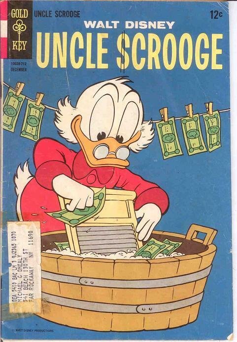UNCLE SCROOGE 72 FR-G BARKS REPR ONLY COMICS BOOK