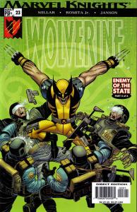 Wolverine (Vol. 3) #23 VF ; Marvel | Mark Millar Enemy of the State