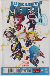 Uncanny Avengers #1 Young Cover (2012)