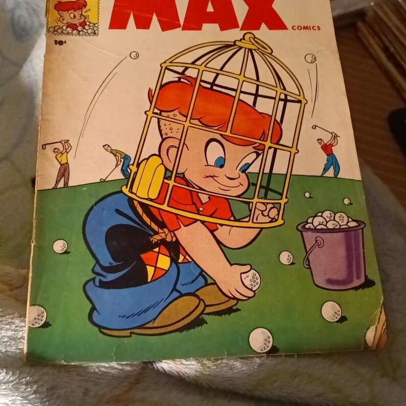 Little Max #43 (1956 Harvey Comics) Silver Age Joe palooka sidekick strip hero