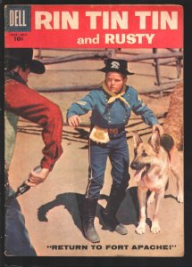 Rin Tin Tin and Rusty #25  1958 - Dell  -VG - Comic Book