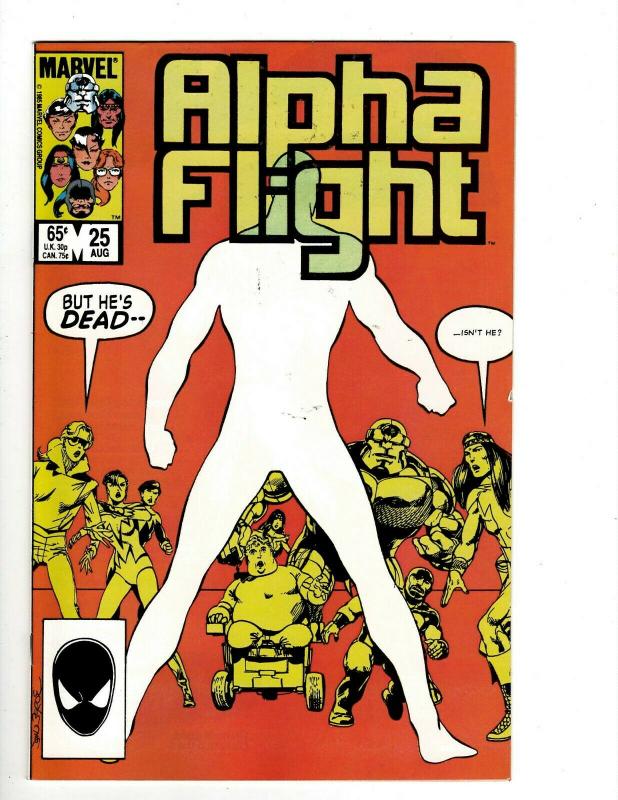 15 Alpha Flight Comics #25 26 27 28 29 30 31 32 33 34 35 36 37 89 Annual #1 JF4