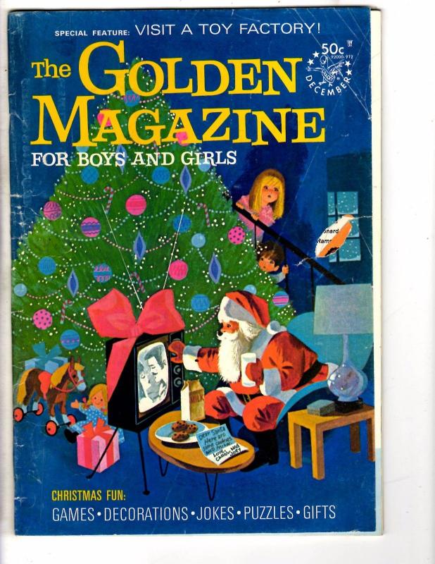 Lot Of 3 Golden Magazines May 1969, June 1969, December 1969 Activity Games DK1