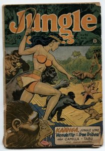 Jungle Comics #92 1947-Kaanga- whip cover G 