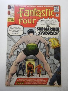 Fantastic Four #14 (1963) VG Condition manufactured w/ 1 staple