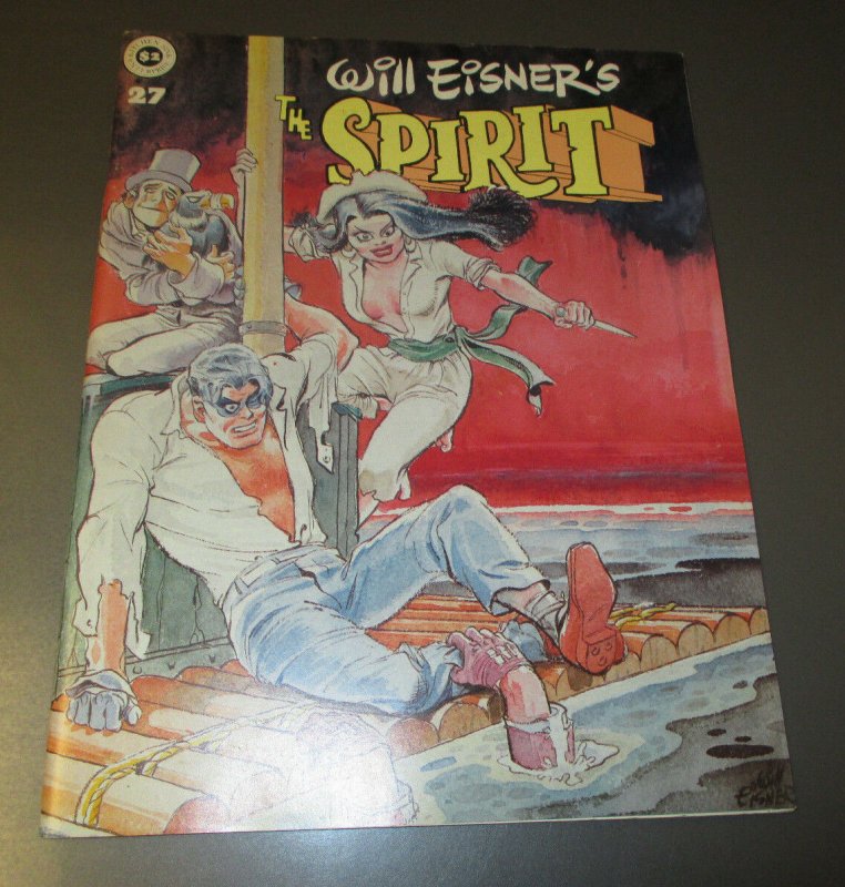 1981 Will Eisner THE SPIRIT #27 Magazine FVF Kitchen Sink