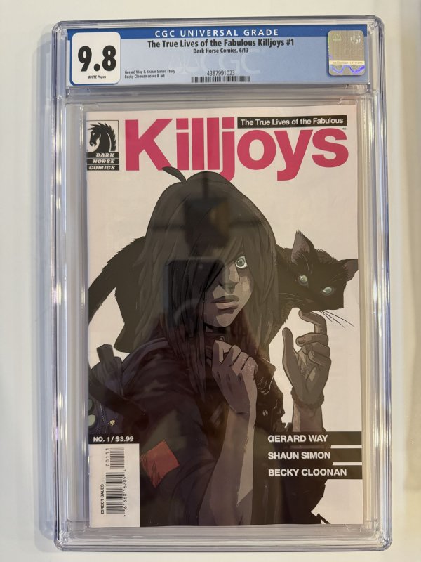 True Lives of the Fabulous Killjoys 1 CGC 9.8 - GERARD WAY Chemical Romance 2013