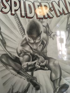 Spider-Man sketch cover by Rodolfo Migliari on Asm 648.  CGC 9.8