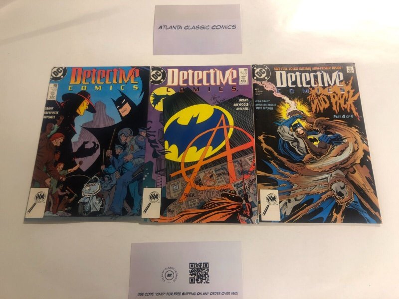 3 DC Comics  Detective Comics #607 608 609   Superman Batman        102 KE6