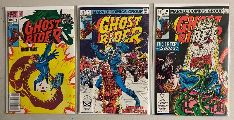 Ghost Rider lot #51-80 Marvel 1st Series (average 6.0 FN) 27 diff (1980 to 1983)