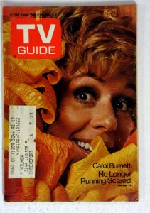 TV Guide 7/1/1972 Carol Burnett VG