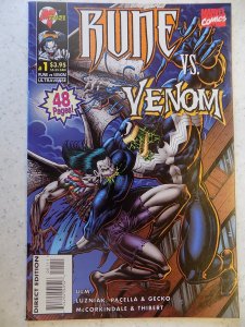 RUNE VS VENOM # 1 MALIBU MARVEL ACTION MOVIE