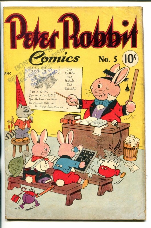 PETER RABBIT #5-1949-AVON-HARRISON CADY ART-vg