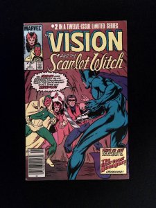 Vision and the Scarlet Witch #2 (2ND SERIES) MARVEL Comics 1985 VF NEWSSTAND