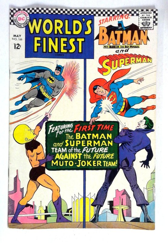World's Finest #166 Muto Joker DC (1967) VG