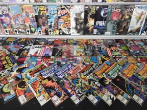 Huge Lot 200+ Comics W/ Flash, Daredevil, Wolverine+ Avg Fine- Condition!!