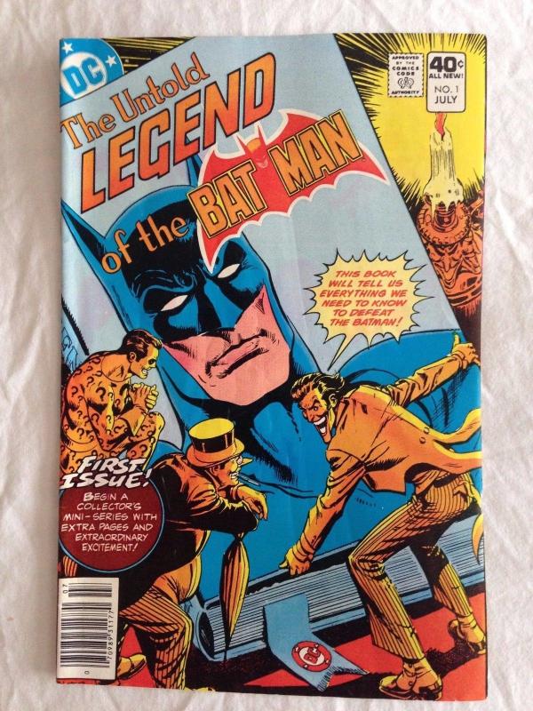 UNTOLD LEGEND OF BATMAN - #1 & #2  - FOUR (4) Issue Lot - DETECTIVE COMICS #600