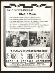 San Diego Comic Convention Program Book 1983-Rick Geary-Jack Kirby-Mike Royer...