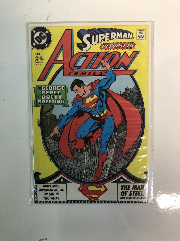 Superman Returns To Action Comics (1989) Set # 643-700 & Annual # 2-5 (VF/NM)