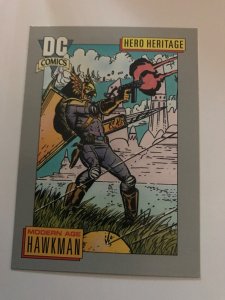 Modern HAWKMAN #12 card : 1992 DC Universe Series 1, NM/M, Impel,  G. Nolan art