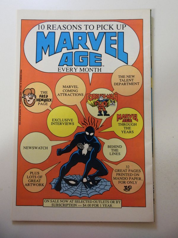 Marvel Age #17 (1984) FN+ Condition