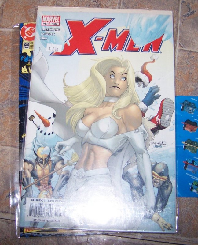 X Men # 165  2005  Marvel wolverine white queen gambit mutants HELLFIRE 