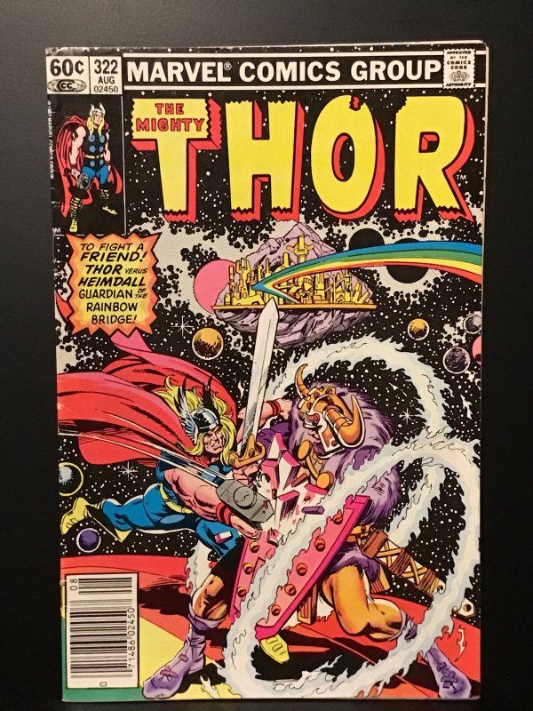 Thor #322 (1982) Fn 6.0