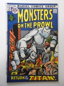 Monsters on the Prowl #14 (1971) FN Condition!