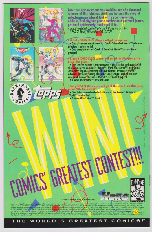 Comic's Greatest World #3 VF-NM - Ghost