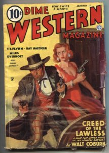Dime Western Pulp 1/1/1935 Rawhide Kid TT Flynn