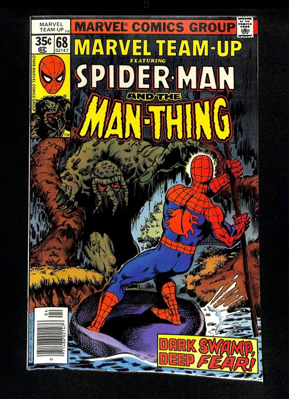 Marvel Team-up #68 Man-Thing Spider-Man!