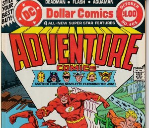 Adventure Comics(vol. 1) # 465  Superman,Batman, Power Girl,The Justice Society