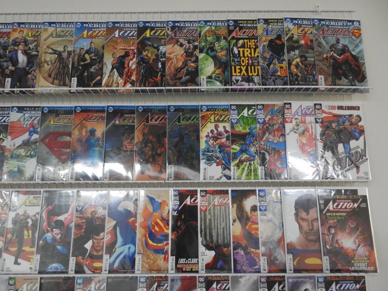 Huge Lot 140+ All Action Comics!! Variants throughout this box!!