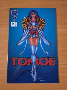 Tomoe #0 Blue Variant Cover B SIGNED ~ NEAR MINT NM ~ 1996 Crusade Comics