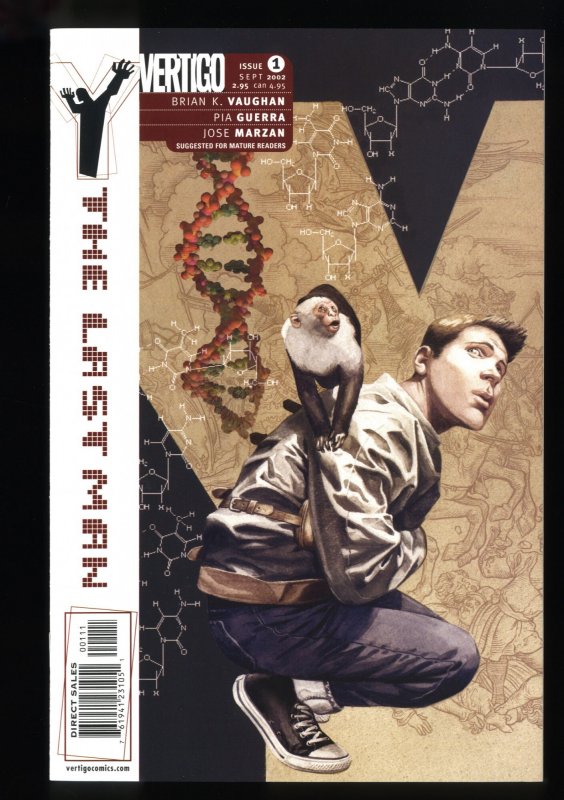 Y: The Last Man #1 NM- 9.2 1st Appearance Yorick!