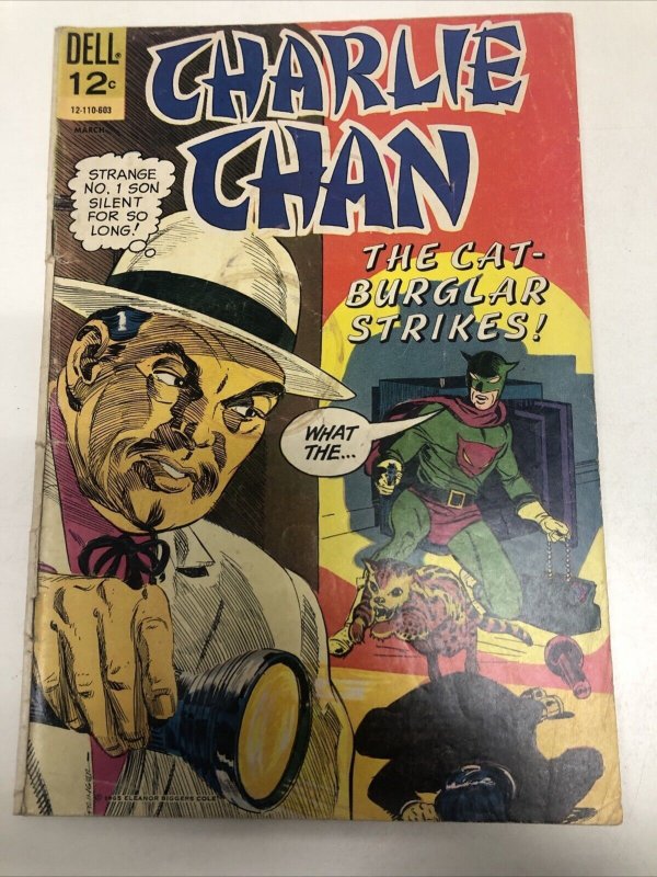Charlie Chan (1965) # 2 Silver Age • Dell Comics • The Cat-burglar Strikes
