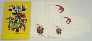 Superhero Notes: Spider-Man and Thor 1978 Stationary Set - envelopes & notes