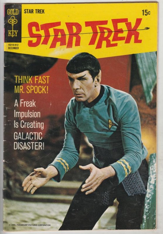 Star Trek #6 (Dec-69) FN+ Mid-High-Grade Captain Kirk, Mr Spock, Bones, Scotty