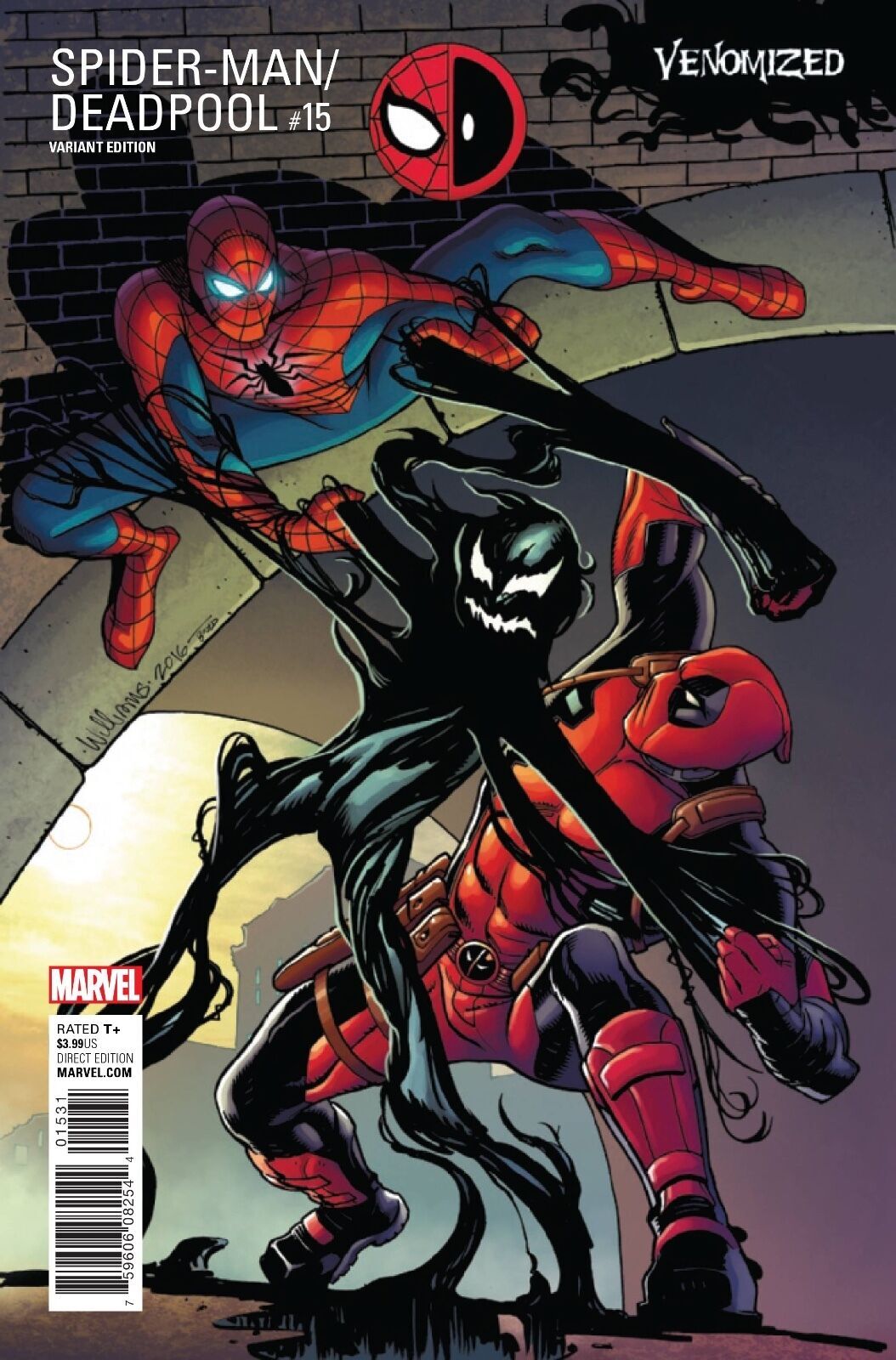 spiderman and deadpool comic