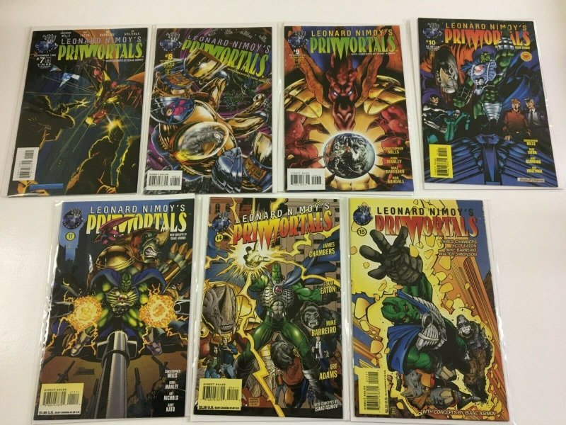 Leonard Nimoy's Primortals lot 14 different issues (1995-96 1st + 2nd Series)