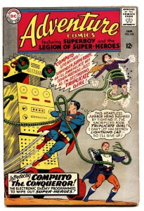 ADVENTURE COMICS #340 comic book 1966-SUPERBOY LEGION SUPER-HEROES VG 