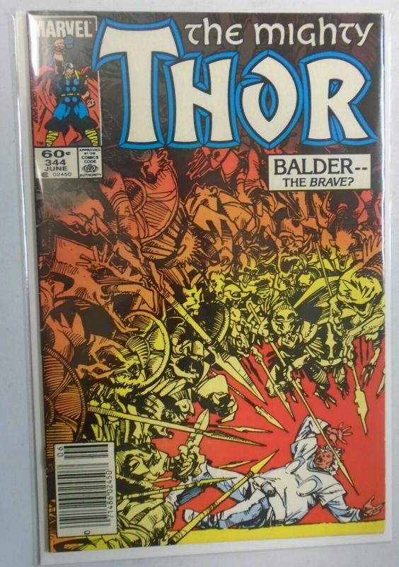 Thor (1st Series Journey Into Mystery) #344, Newsstand Edition 7.0 (1984)