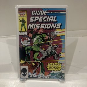 G.I. JOE SPECIAL MISSIONS 1 1986, MIKE ZECK COVER*