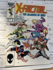 X-Factor #5 - 1st cameo appearance (shadow only) of Apocalypse